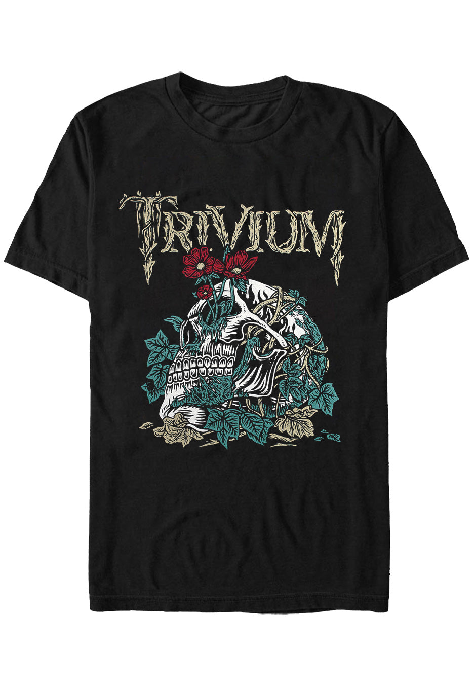 Trivium - Skelly Flower - T-Shirt | Neutral-Image