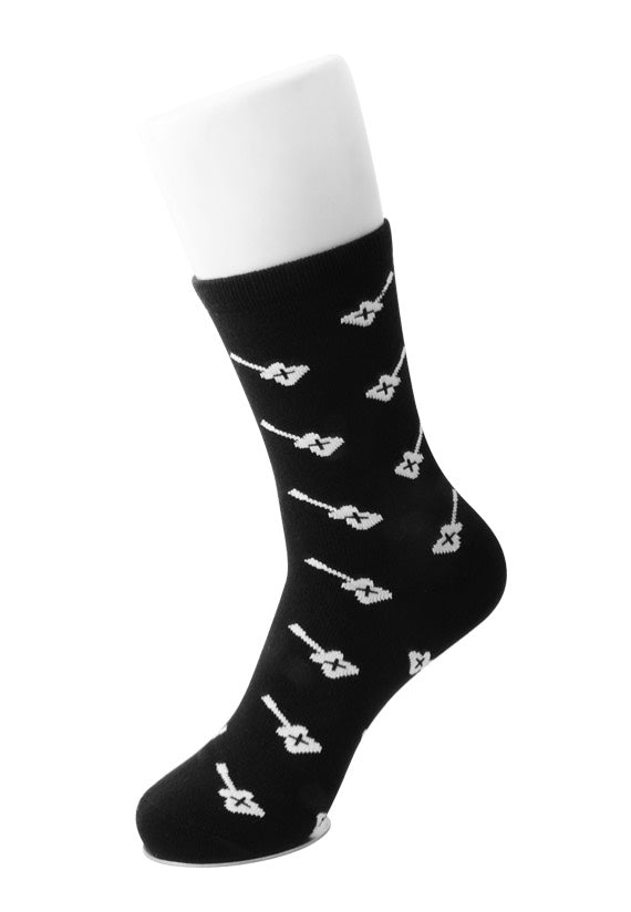 T.U.K. - Women All Guitars - Socks | Neutral-Image