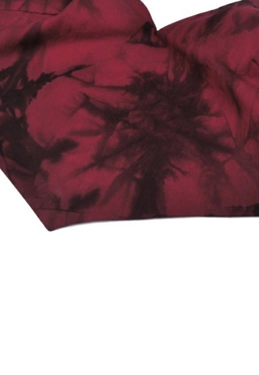 Dark In Love - Punk Dye Heart Shape Crop Red - Top | Women-Image