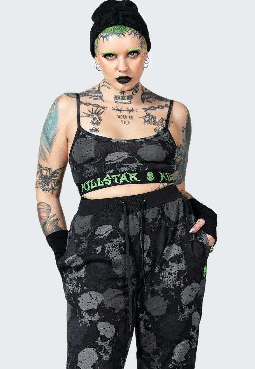 Killstar - Tzompantli Crop Black - Bra | Women-Image