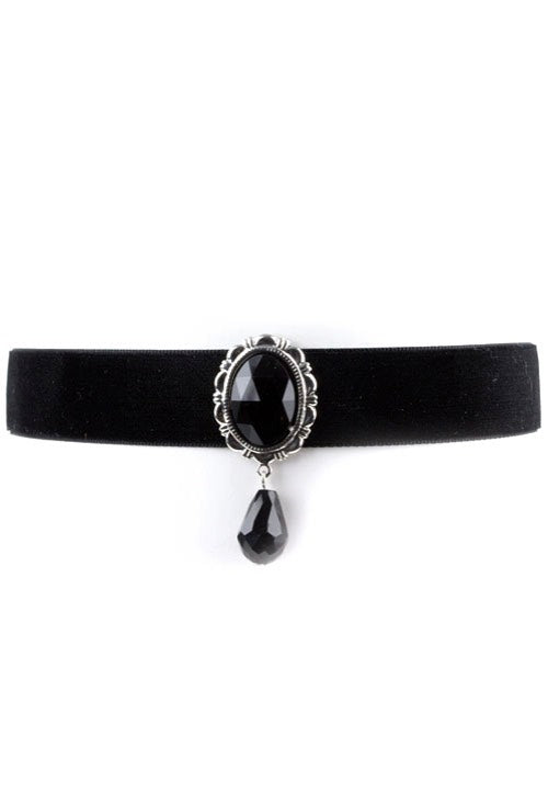 etNox - Black Velvet Silver - Choker | Neutral-Image