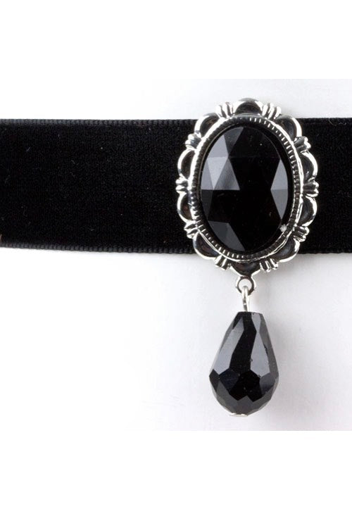 etNox - Black Velvet Silver - Choker | Neutral-Image