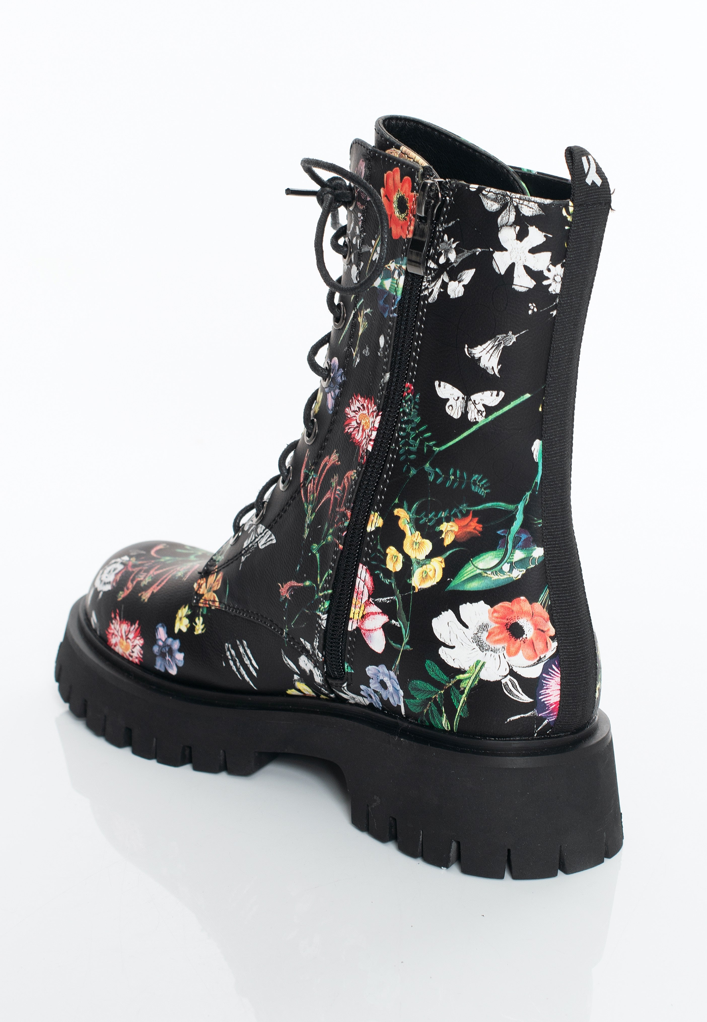 Koi Footwear - Garden Games Floral Print Black - Girl Shoes | Women-Image