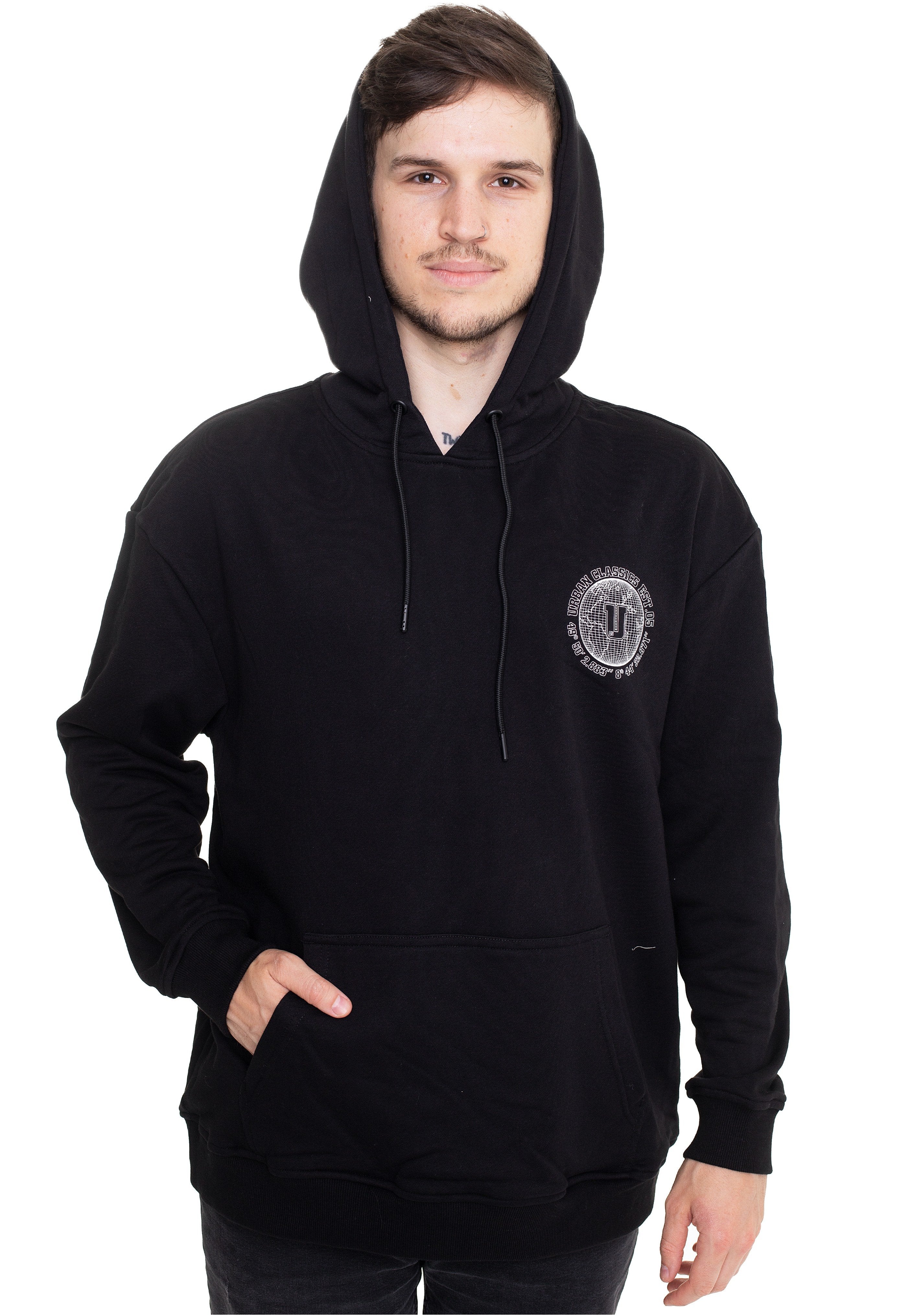 Urban Classics - Globetrotter Black - Hoodie | Men-Image