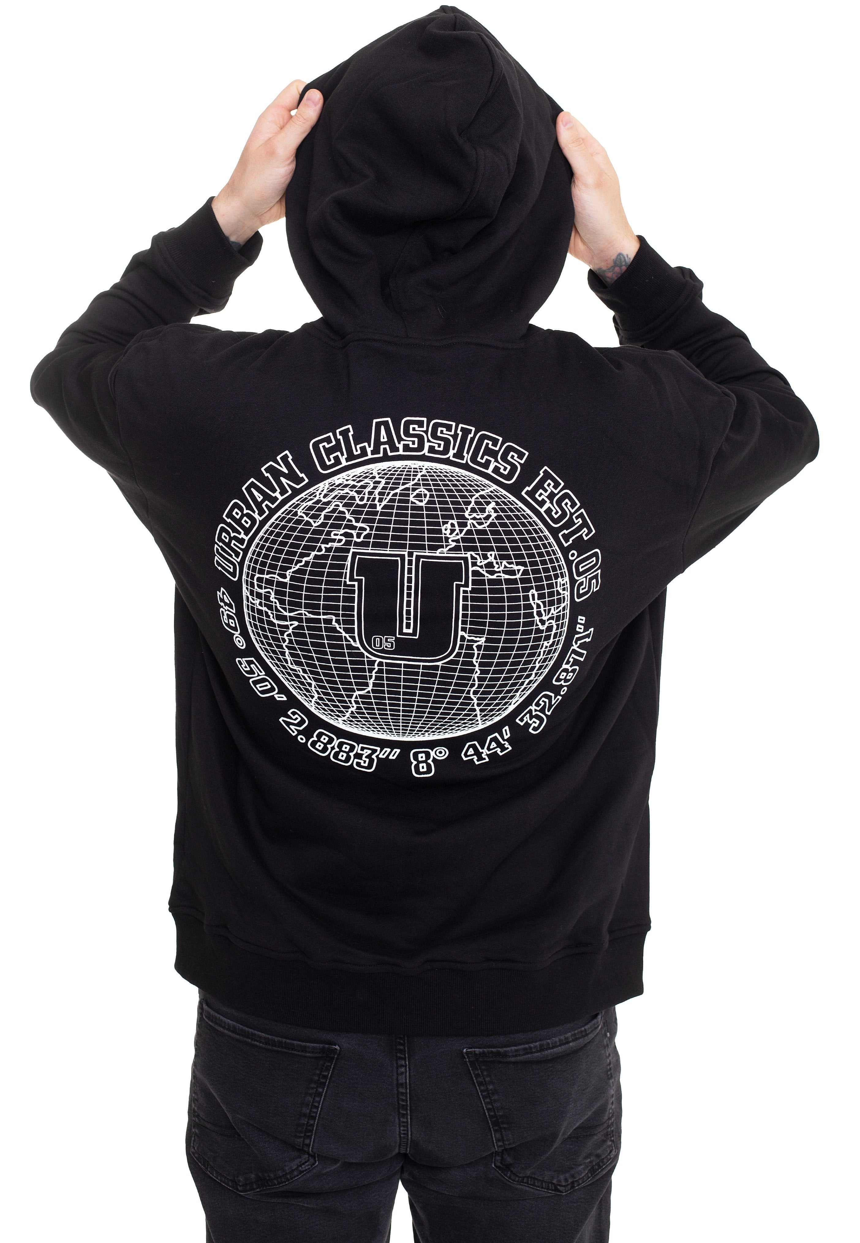 Urban Classics - Globetrotter Black - Hoodie | Men-Image