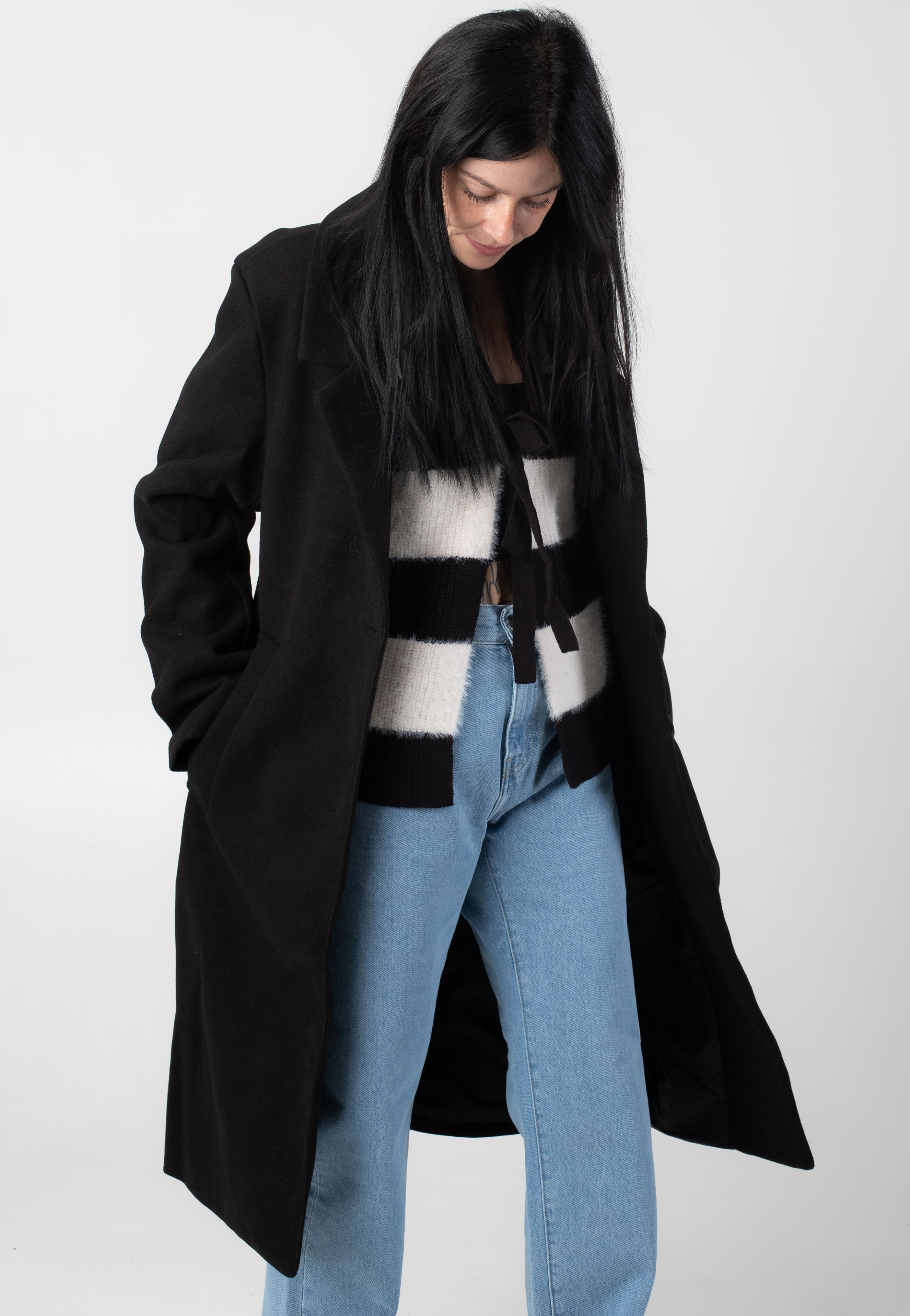 Urban Classics - Ladies Basic Black - Coat | Women-Image