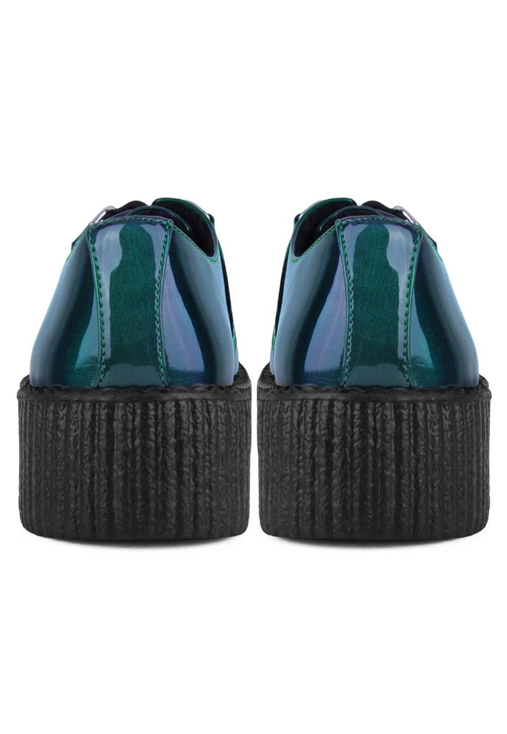 T.U.K. - Viva High Green Metallic - Girl Shoes | Women-Image