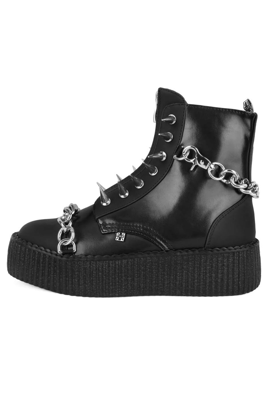 Black spikes shoes online