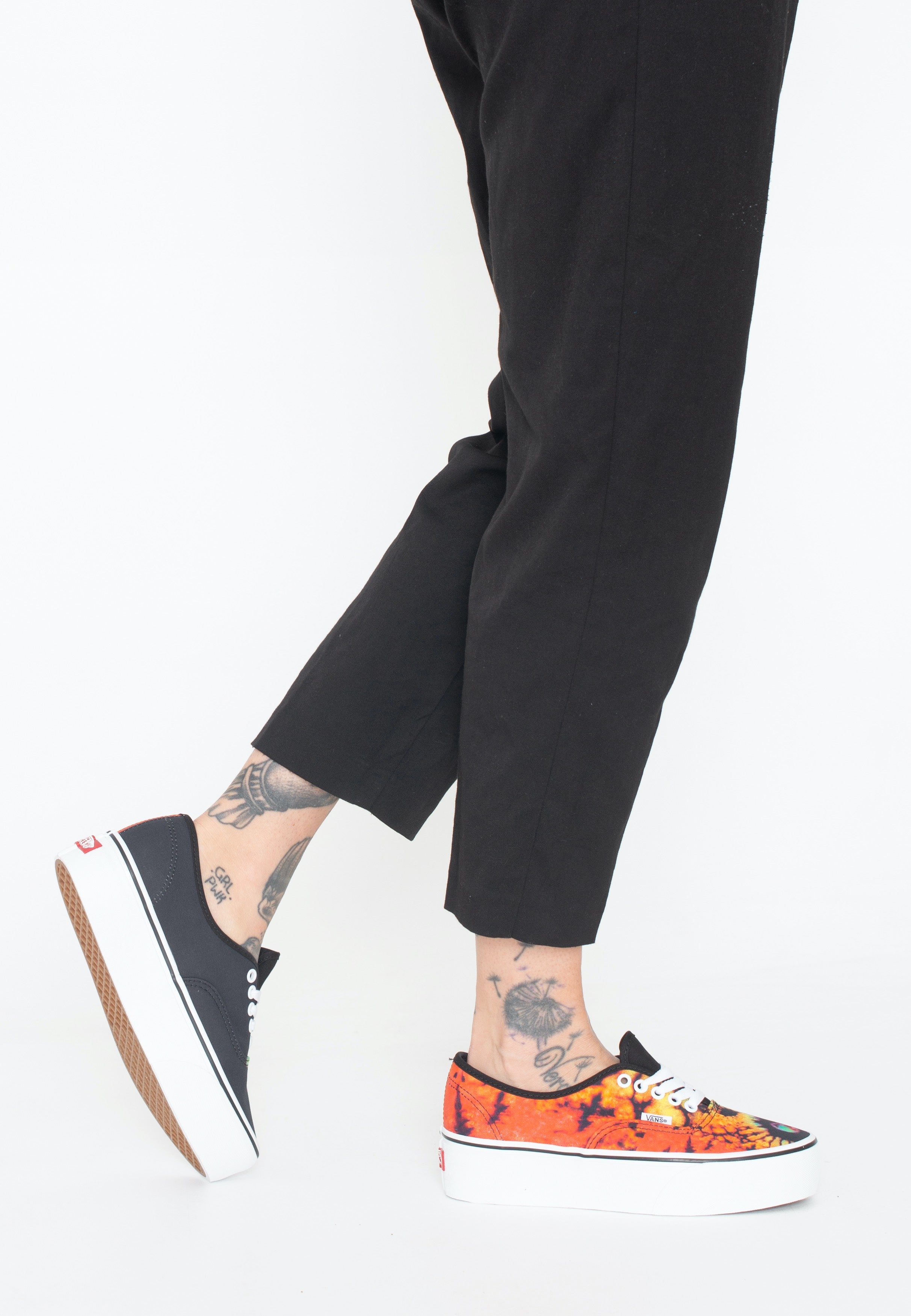 Vans - Authentic Stackform Paradoxical Black/Multi - Girl Shoes | Women-Image