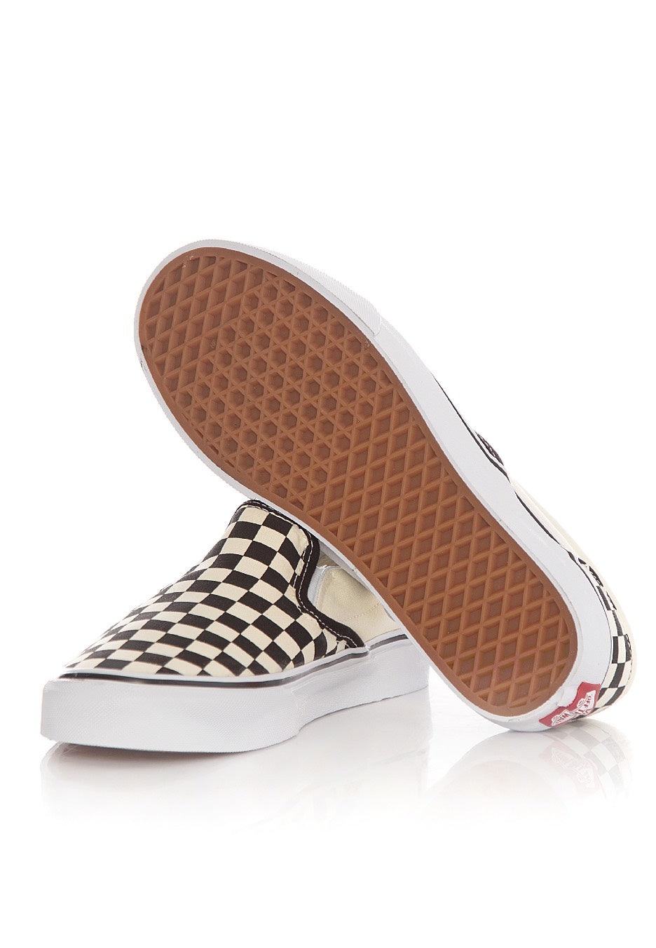 Vans - Classic Slip-On Black/White Checkerboard - Shoes | Men-Image