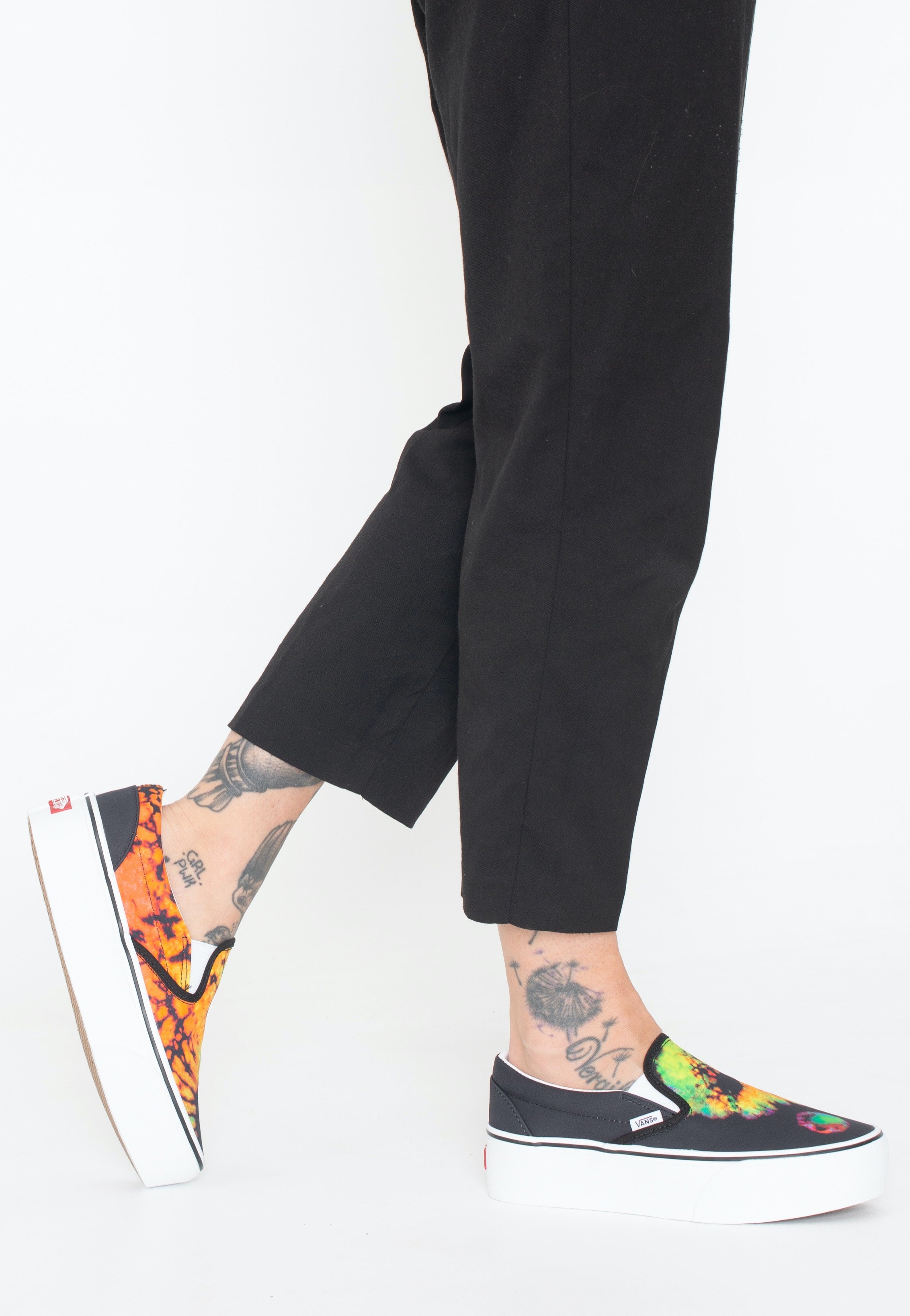 Black vans slip ons womens on sale