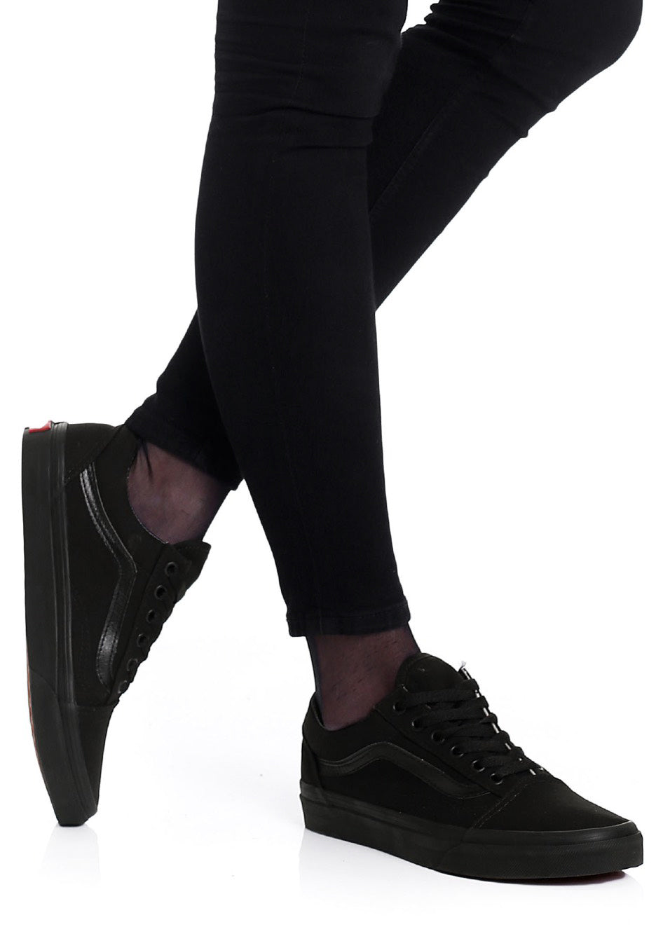 Vans Old Skool Black Black Girl Shoes Nuclear Blast
