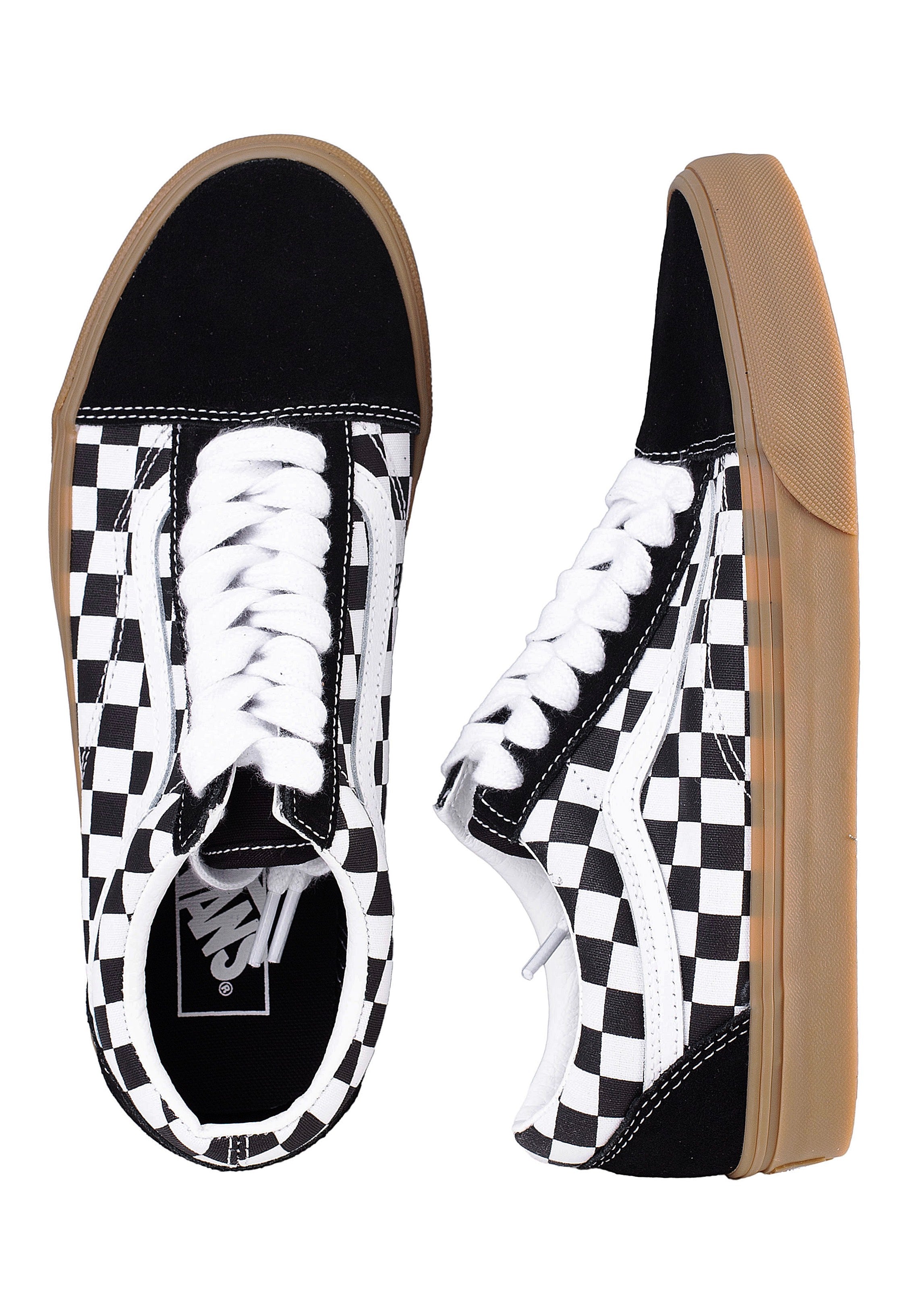 Vans - Old Skool Fat Lace Checker Black - Shoes | Men-Image