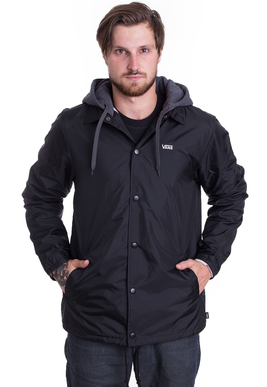 Vans - Riley Black - Jacket | Men-Image