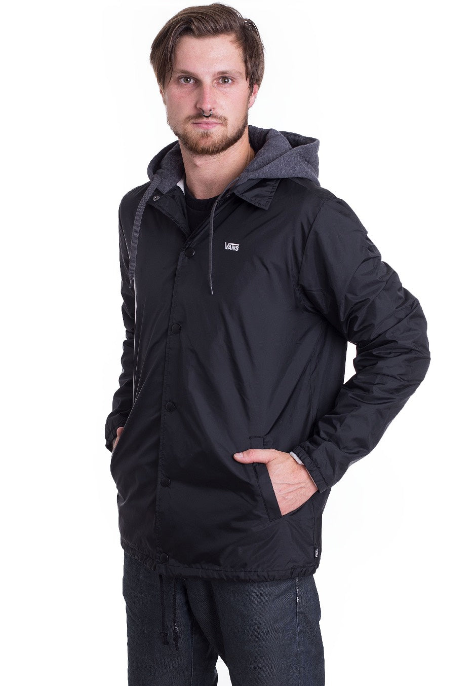 Vans - Riley Black - Jacket | Men-Image