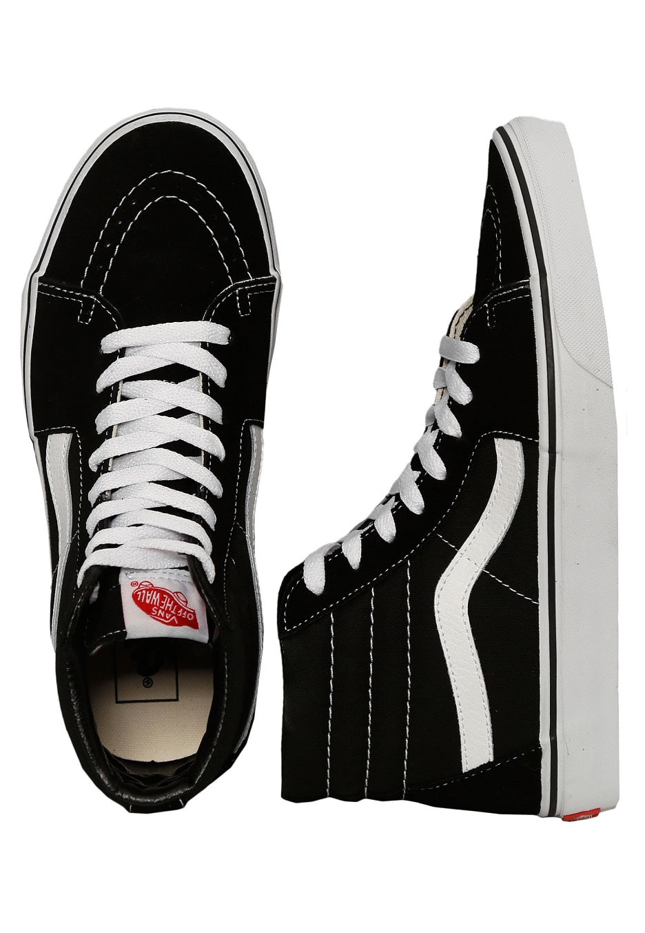 Vans - Sk8-Hi Black/Black/White - Shoes | Men-Image