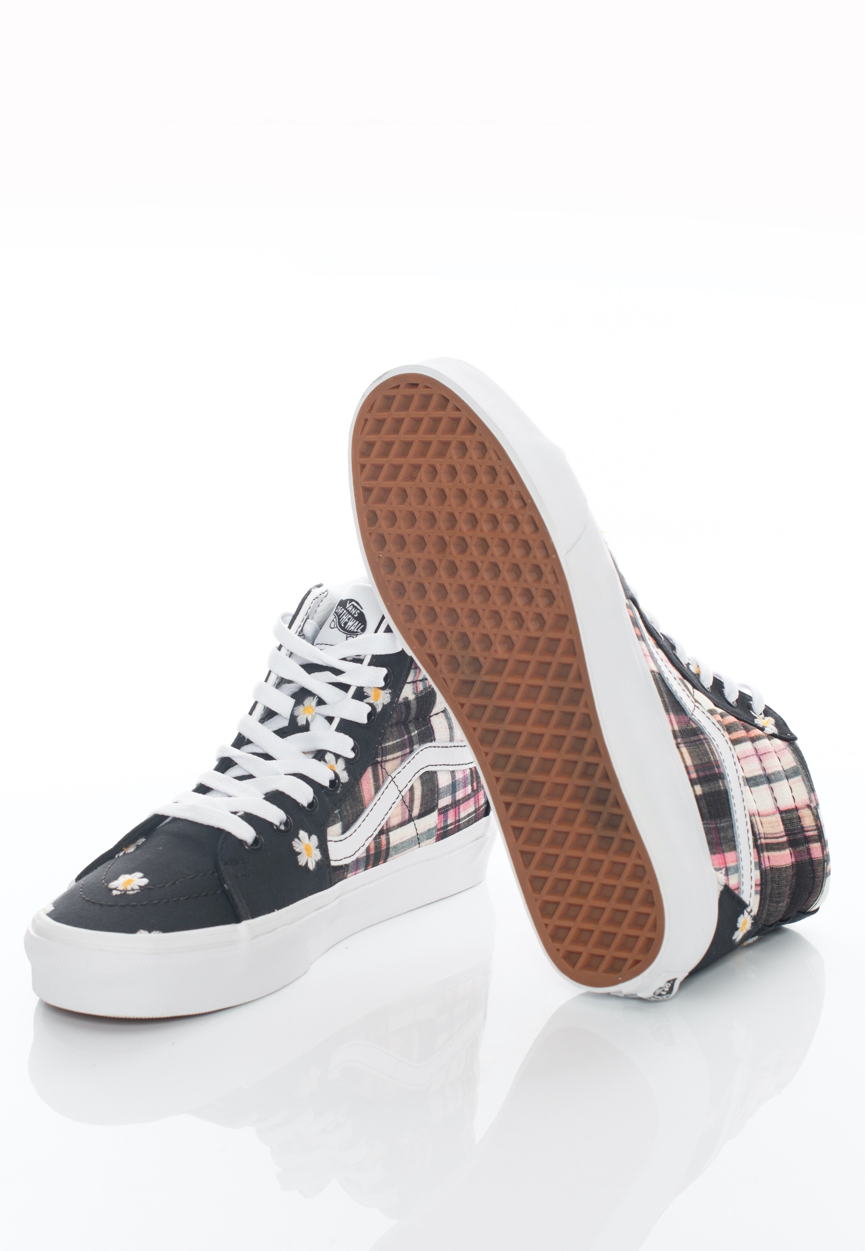 Vans - Sk8 Hi Floral Plaid Patchwork - Girl Shoes | Women-Image