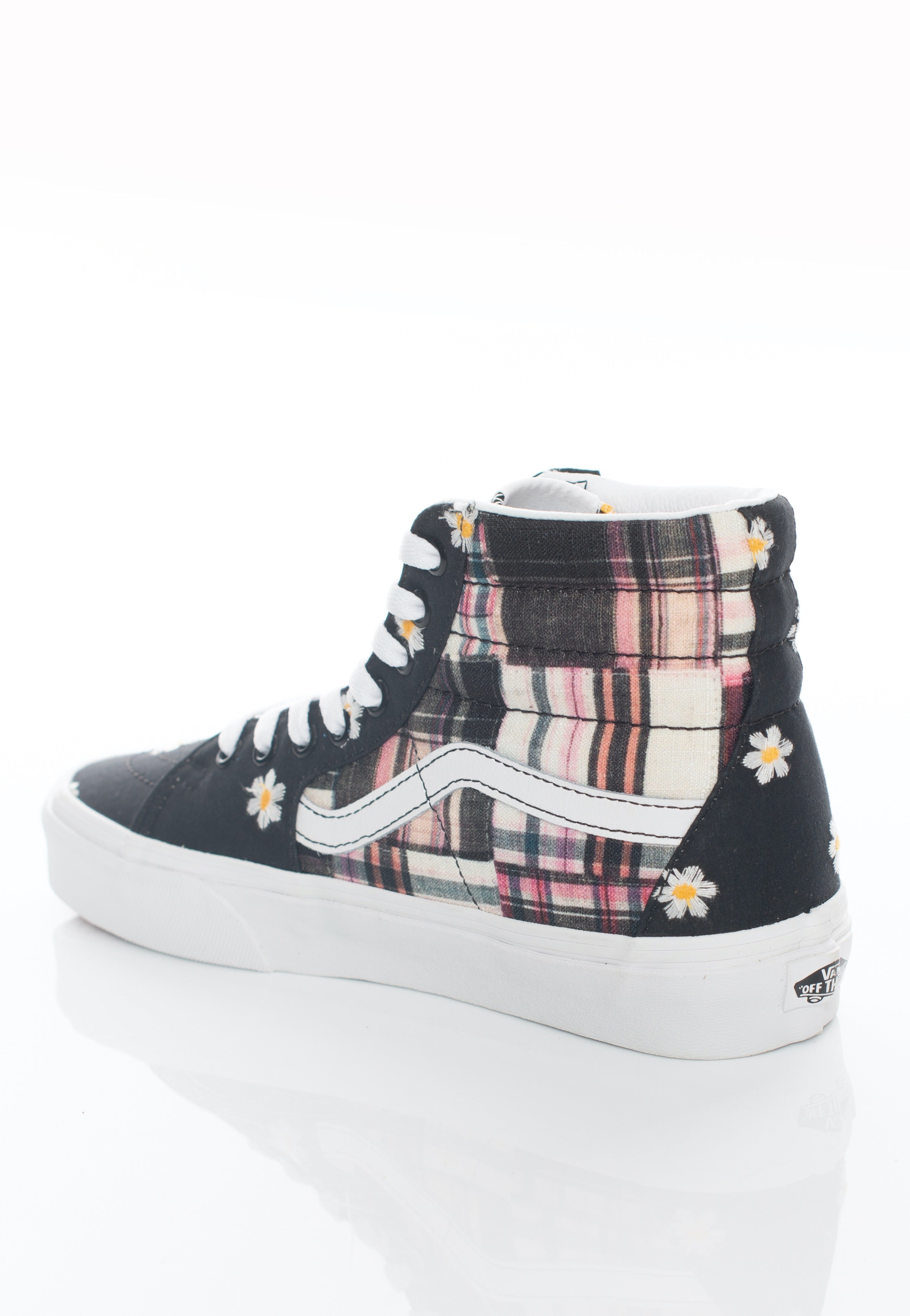 Vans - Sk8 Hi Floral Plaid Patchwork - Girl Shoes | Women-Image