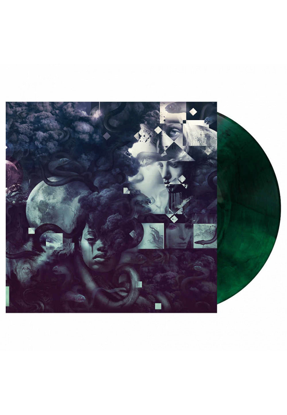 Vildhjarta - Thousands Of Evils (Forte) Transparent Green/Black - Marbled Vinyl | Neutral-Image