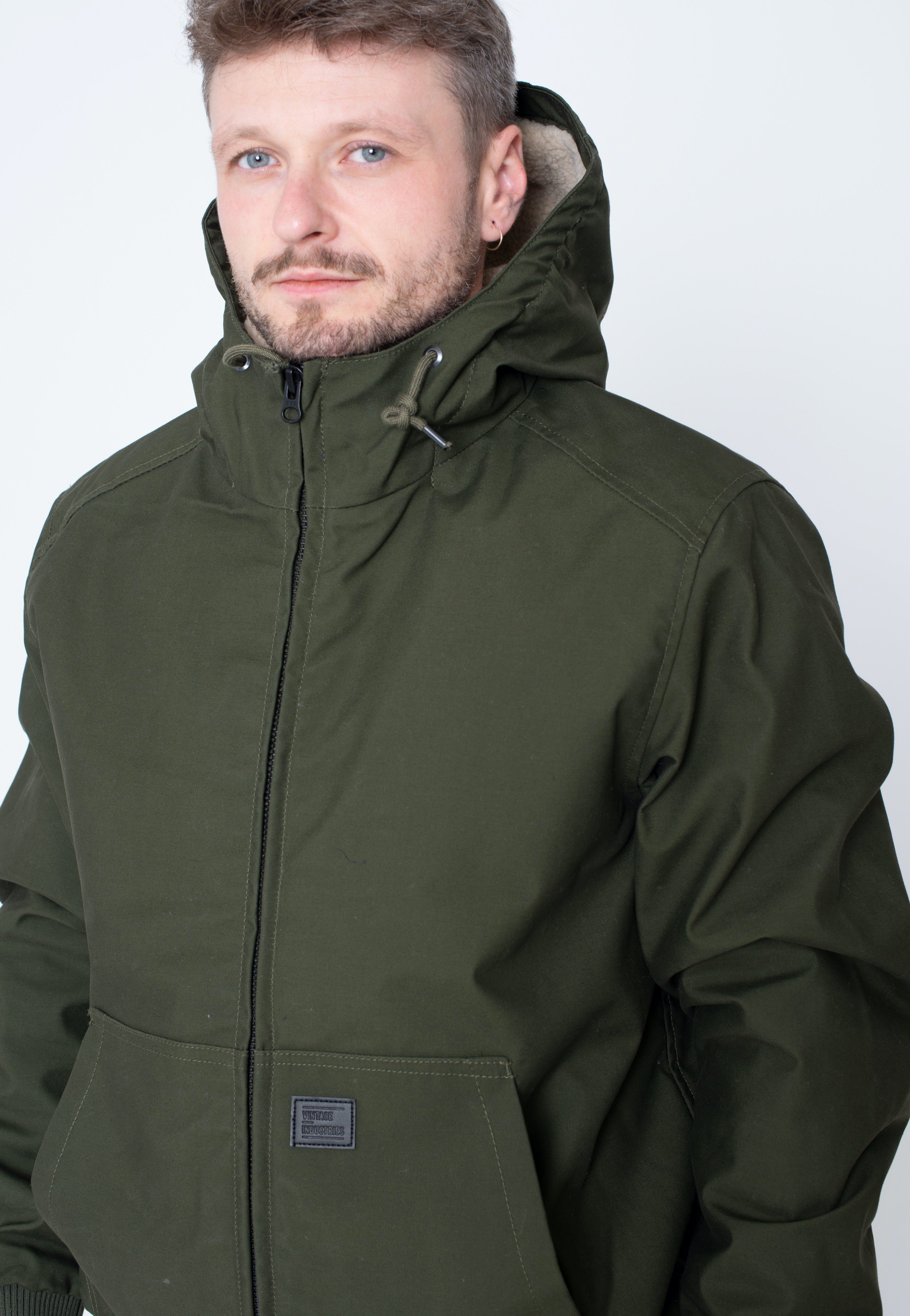 Vintage Industries - Datton Dark Olive - Jacket | Men-Image