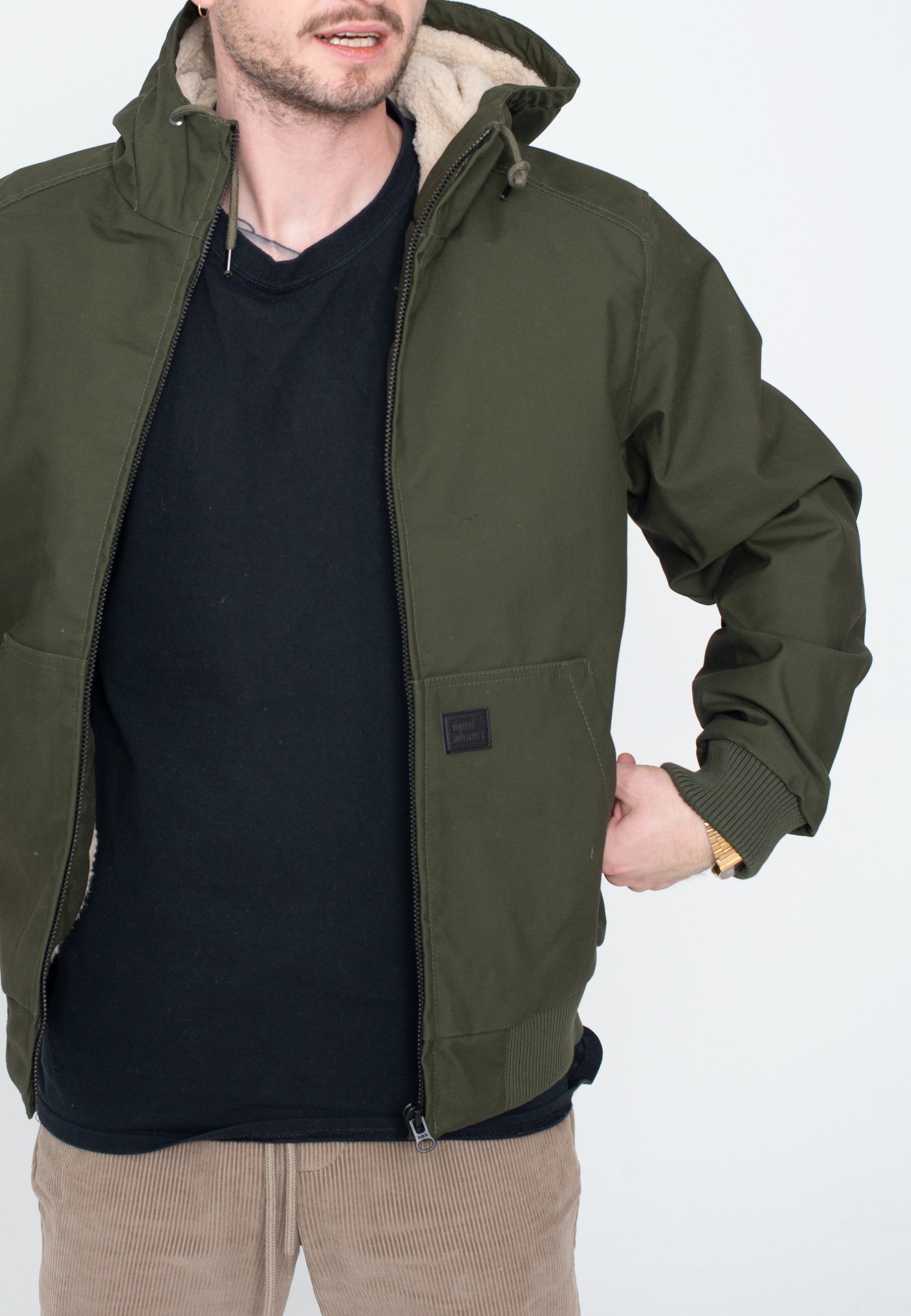 Vintage Industries - Datton Dark Olive - Jacket | Men-Image