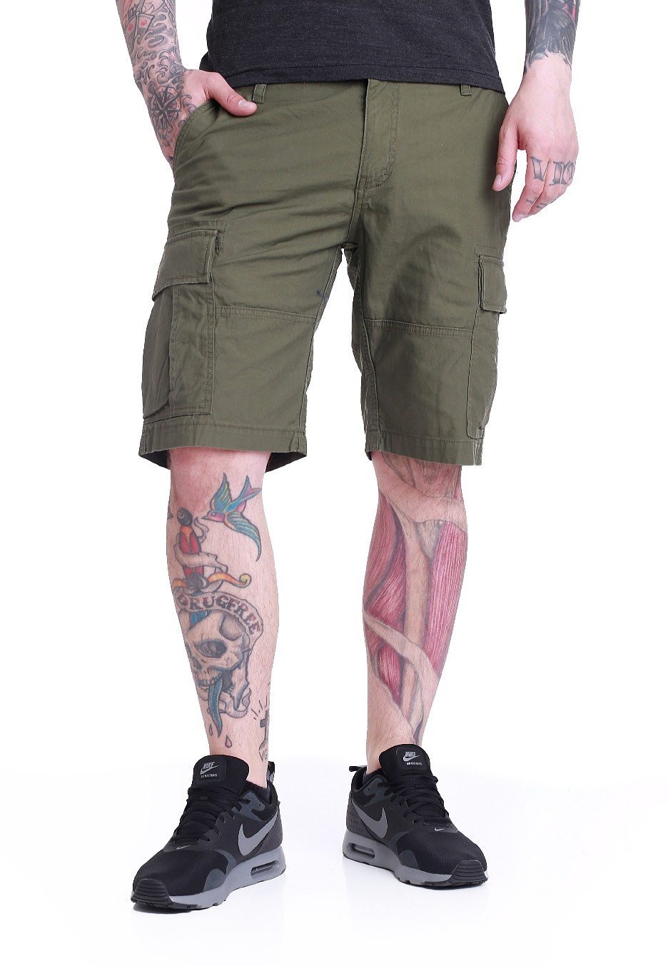 Vintage Industries - Kirby Olive - Shorts | Men-Image