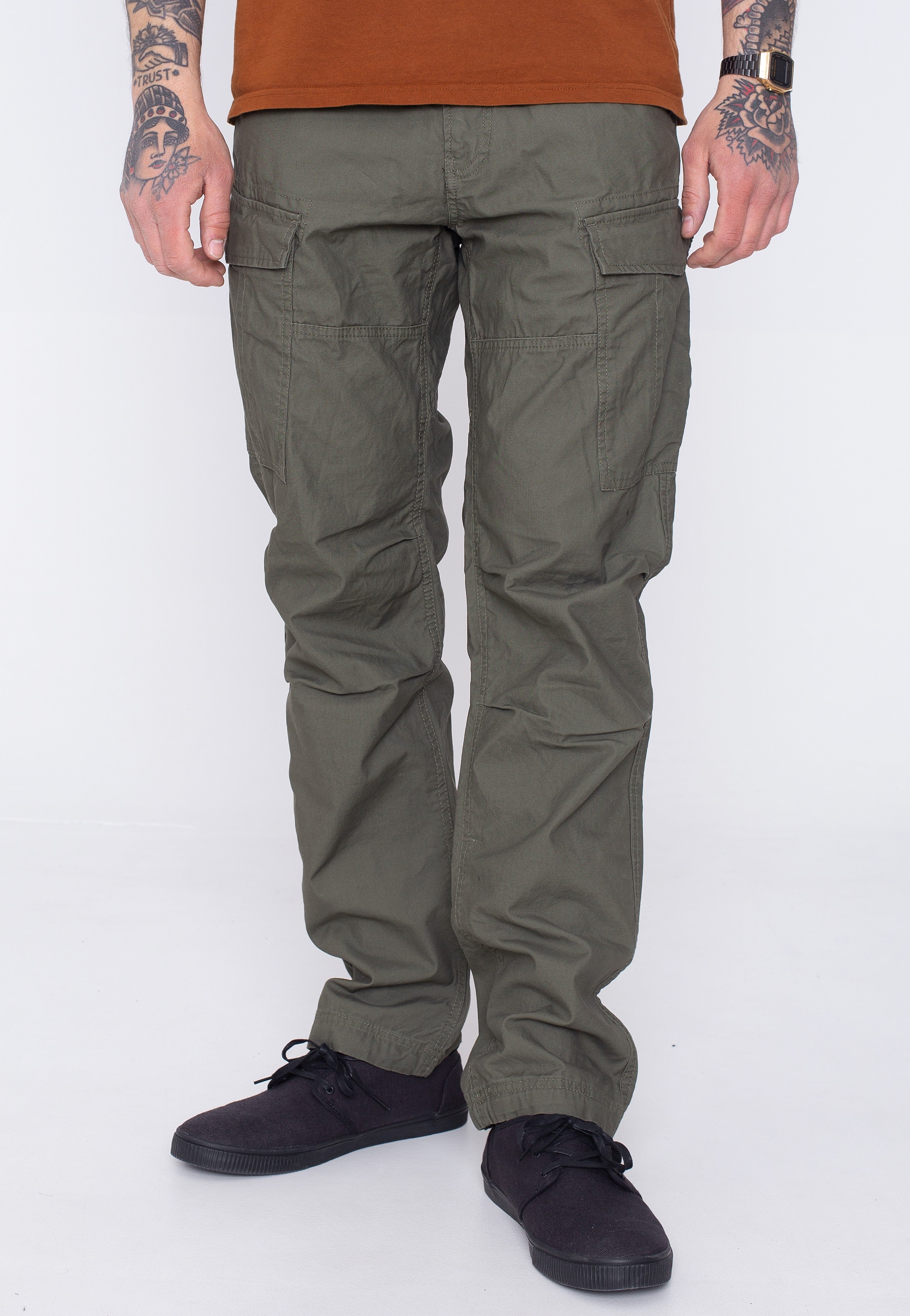 Vintage Industries - Lester Olive - Pants | Men-Image