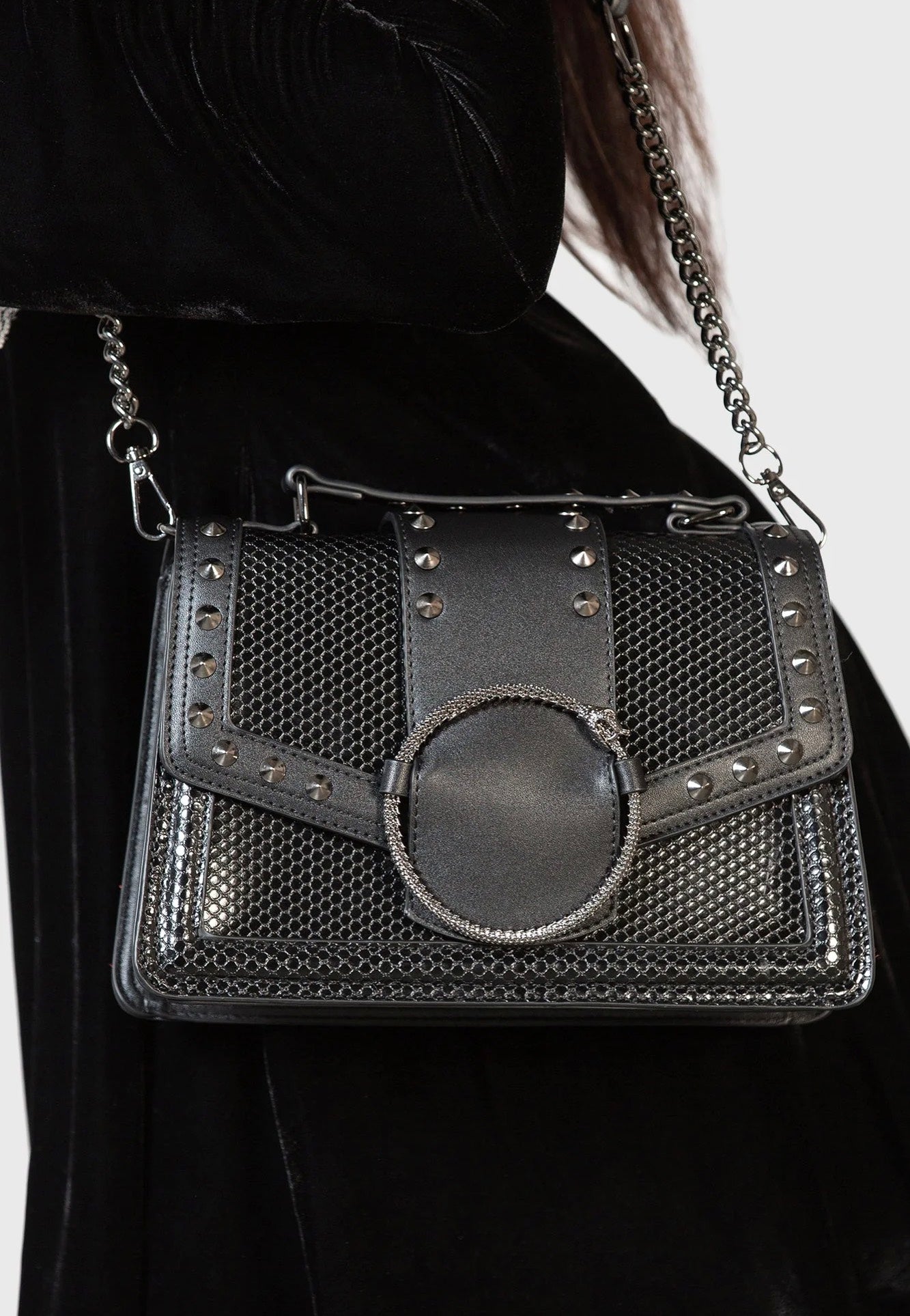 Killstar x Twin Temple - Viperine Black - Bag | Neutral-Image