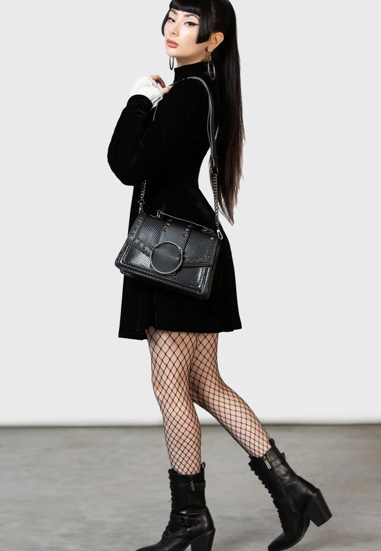 Killstar x Twin Temple - Viperine Black - Bag | Neutral-Image