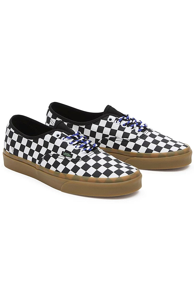 Vans - Authentic Checkerboard Black/White - Shoes | Men-Image