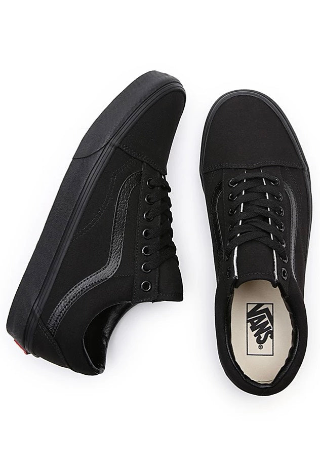 Vans Old Skool Black Black Girl Shoes Nuclear Blast