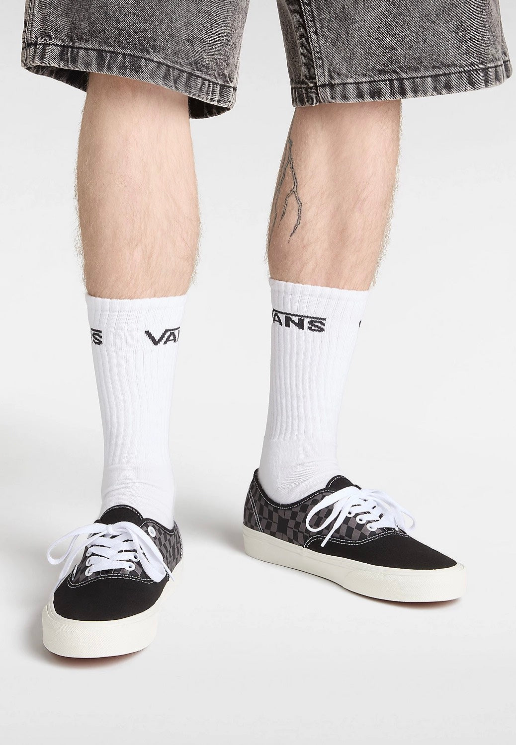 Vans - Authentic Warp Check Black - Shoes | Men-Image