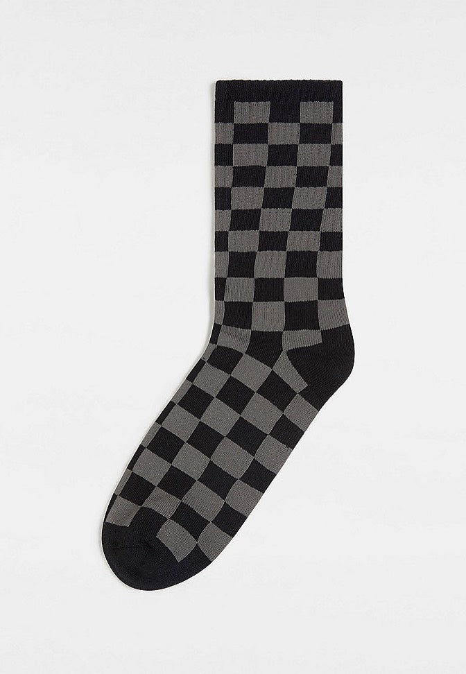 Vans - Checkerboard Crew Black/Charcoal - Socks | Neutral-Image