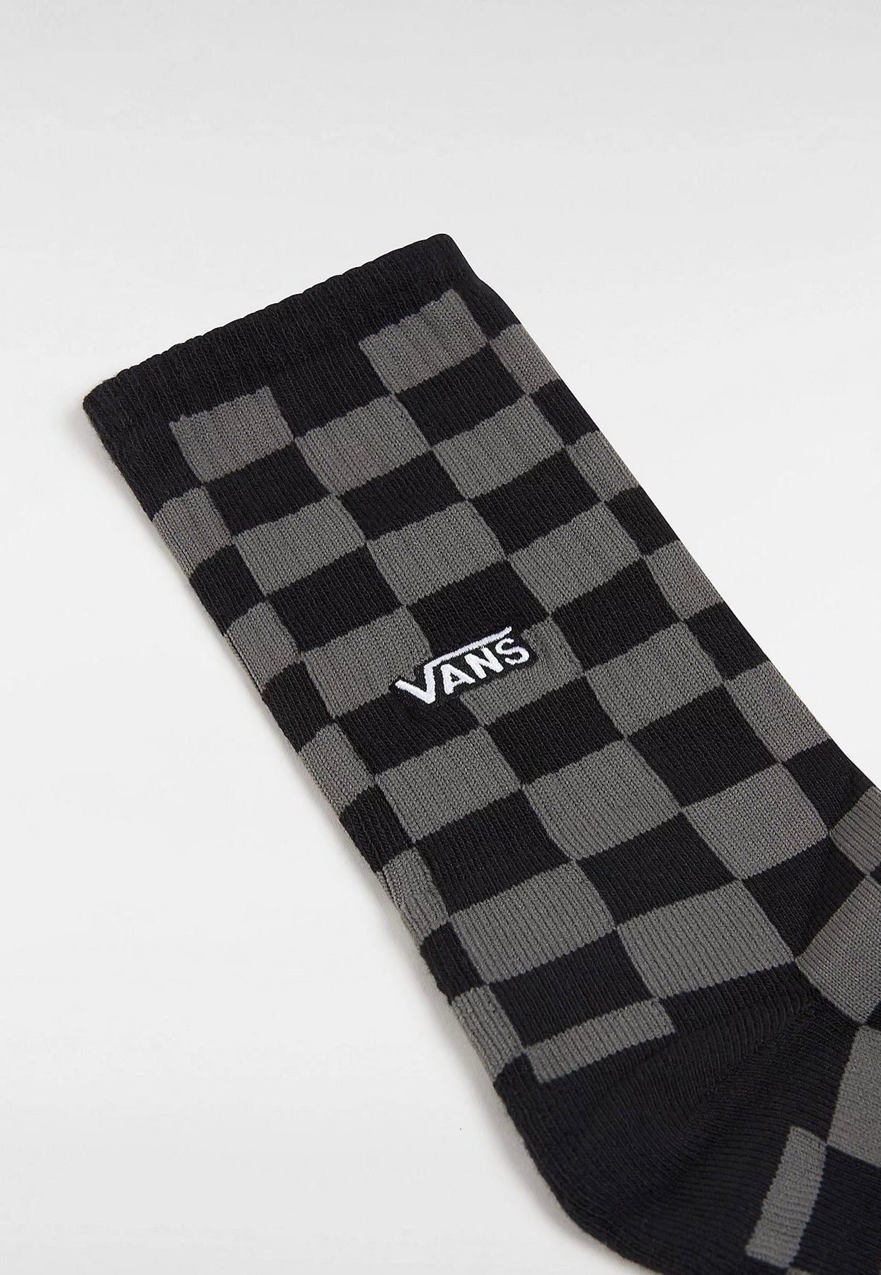 Vans - Checkerboard Crew Black/Charcoal - Socks | Neutral-Image