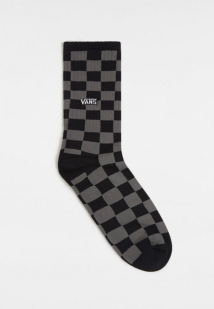 Vans - Checkerboard Crew Black/Charcoal - Socks | Neutral-Image