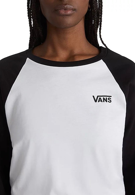 Vans - Flying V Everyday Raglan Black/White - Longsleeve | Women-Image