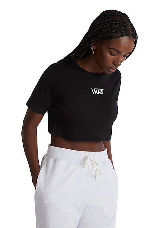 Vans - Flying V Crew Crop II Black - T-Shirt | Women-Image