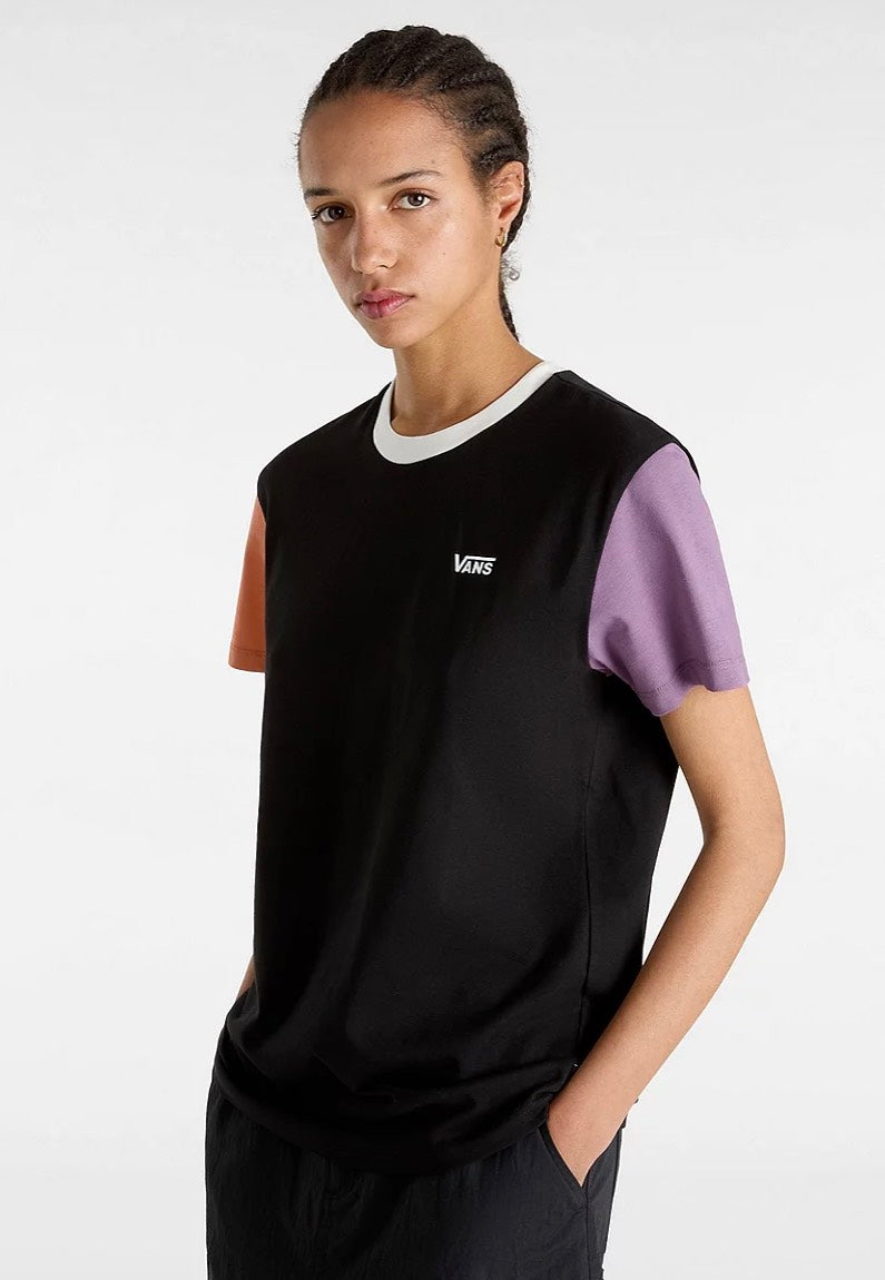 Vans - Colorblock Bff Black/Marshmallow - T-Shirt | Women-Image