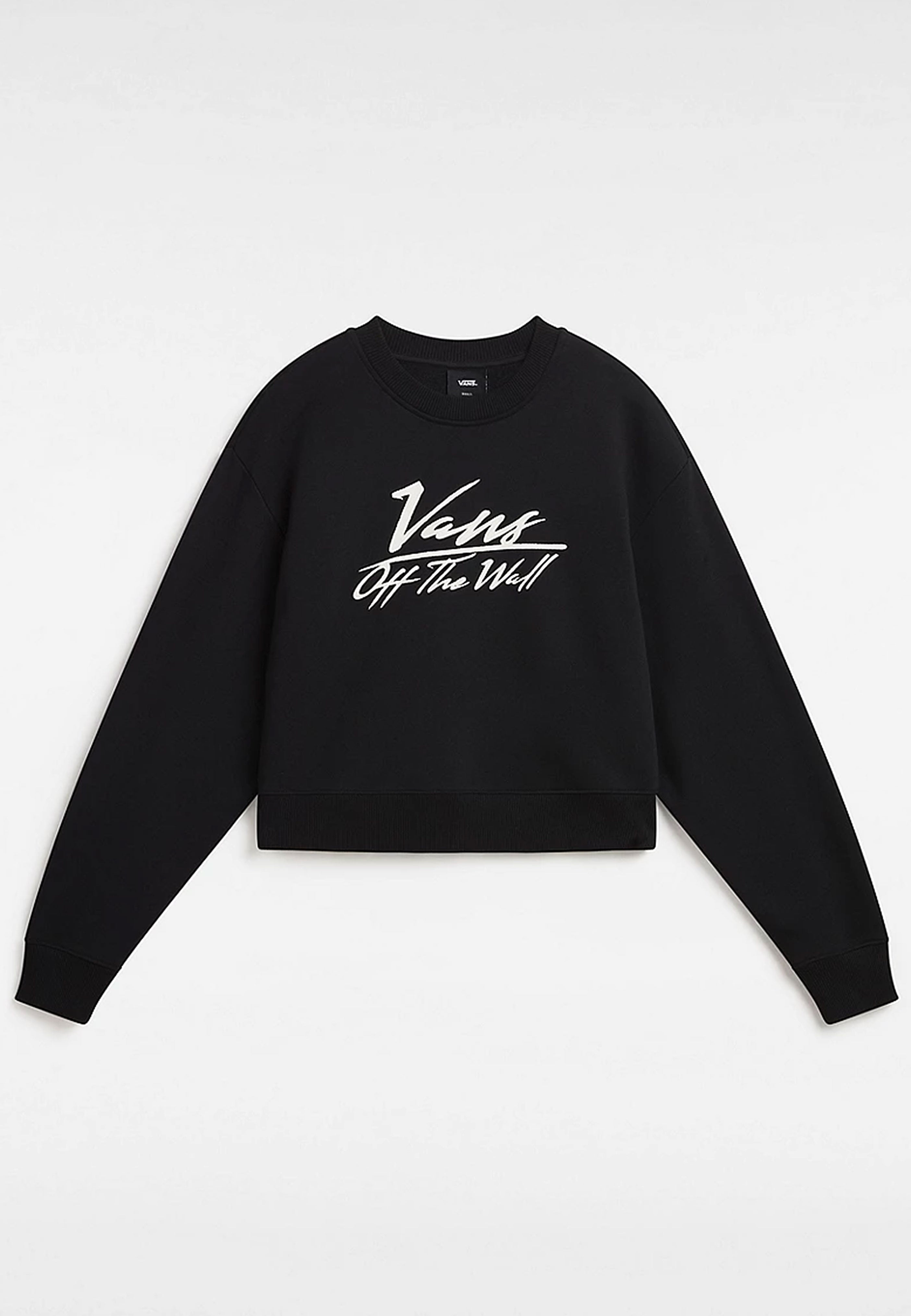 Vans - Go Anyplace Crop Crew Black - Sweater | Women-Image