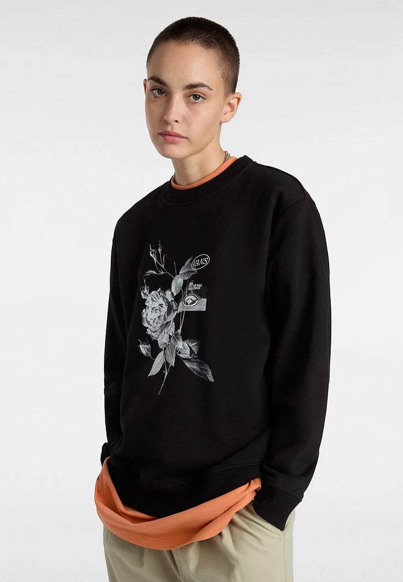 Vans - Damask Bff Crew Black - Sweater | Women-Image