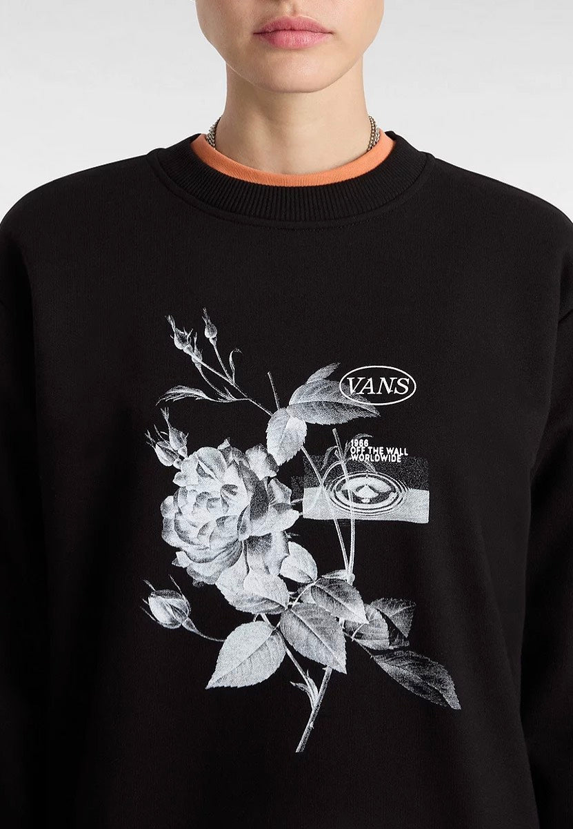 Vans - Damask Bff Crew Black - Sweater | Women-Image