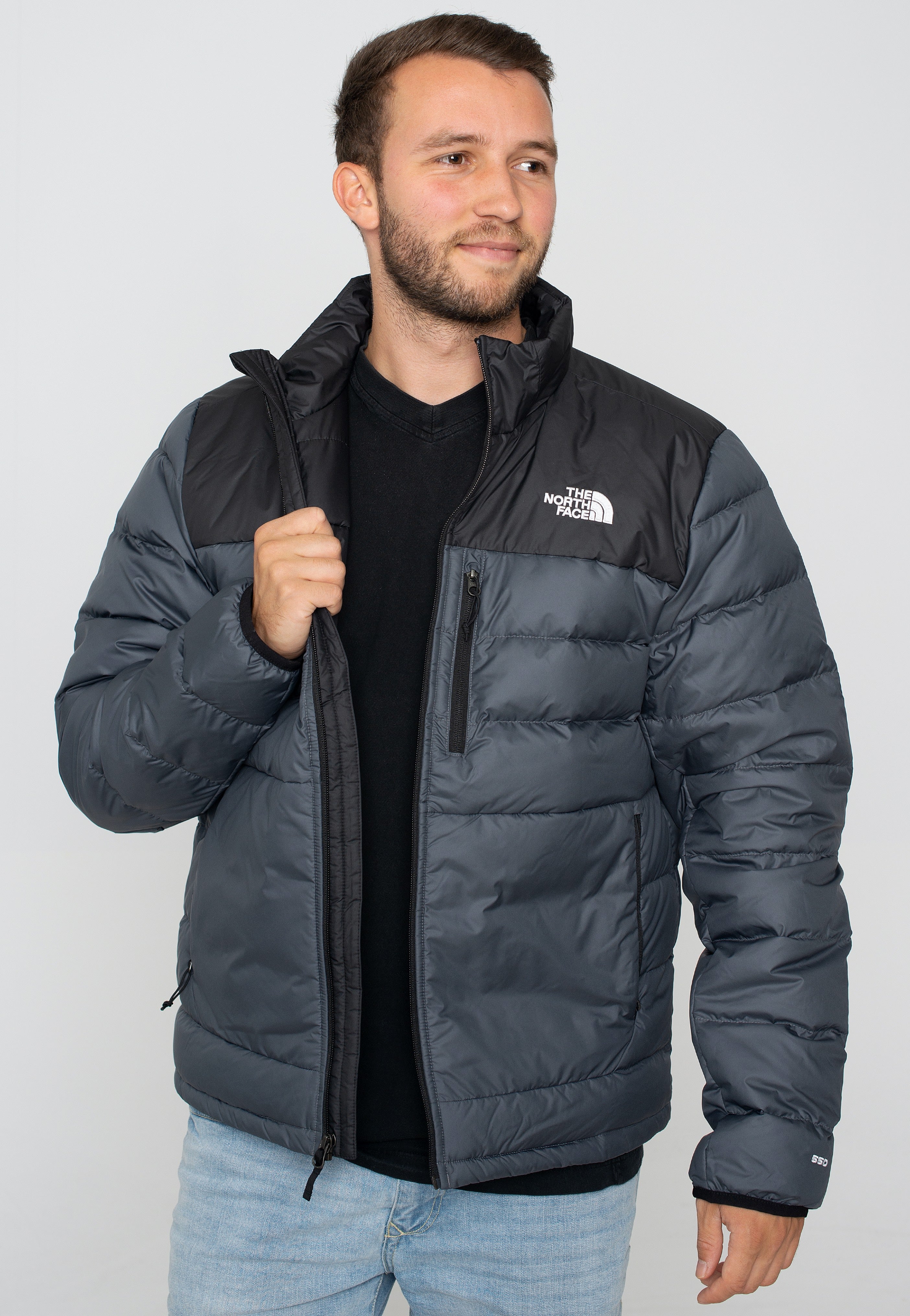 The North Face Aconcagua 2 TNF Black Vanadis Grey Jacket Nuclear Blast