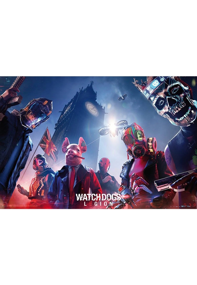 Watch Dogs - Keyart Legion Maxi - Poster | Neutral-Image