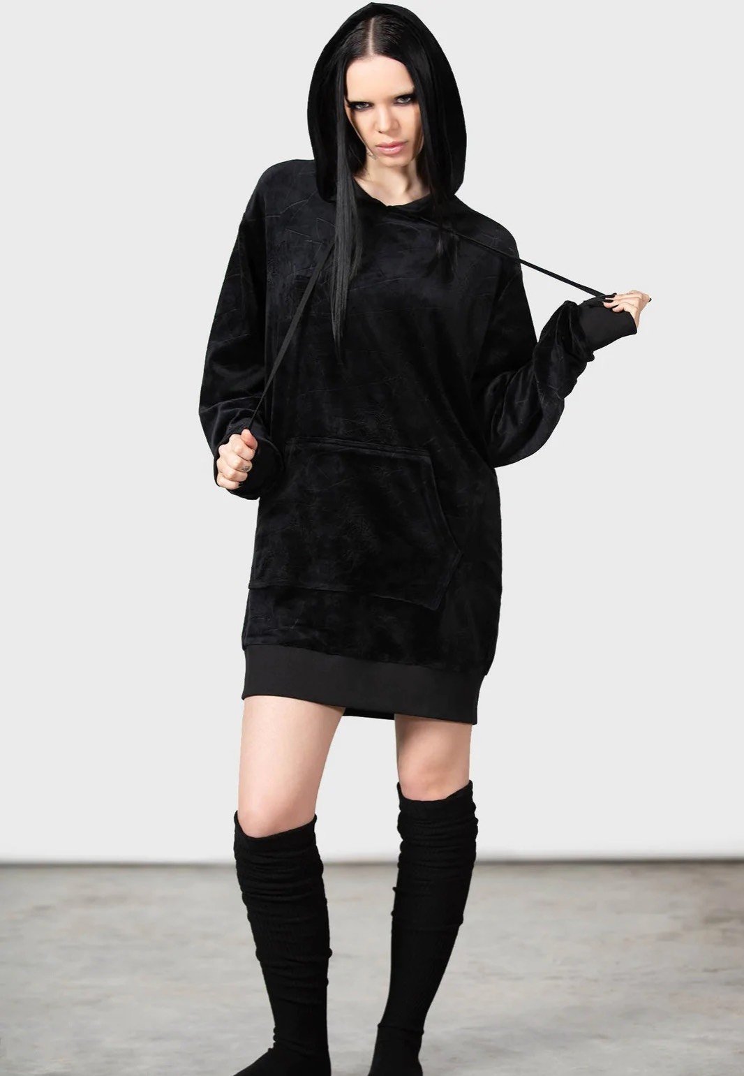 Killstar - Webmare Black - Hoodie | Women-Image