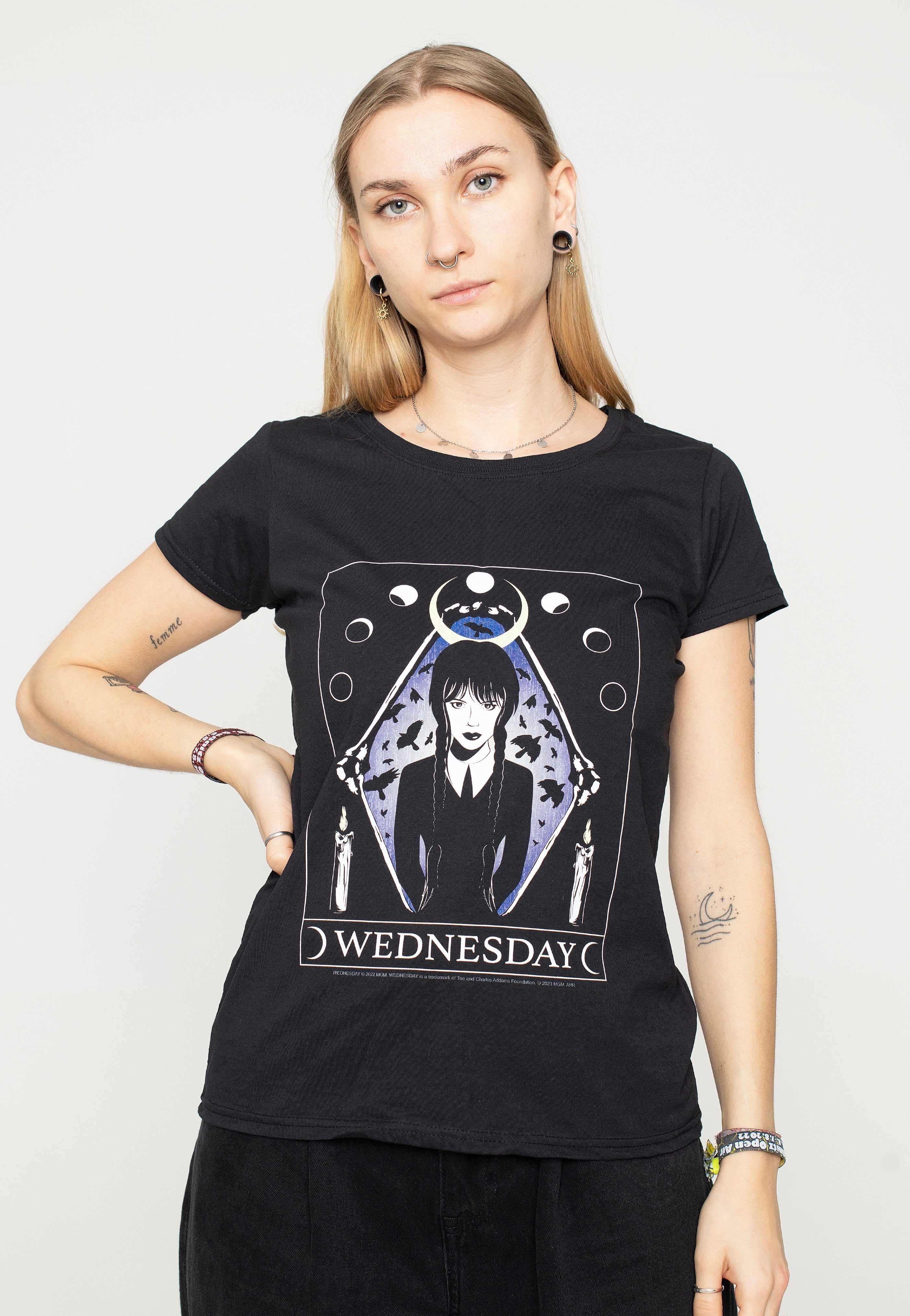 Wednesday Addams - Wednesday Moon Tarot - Girly | Women-Image