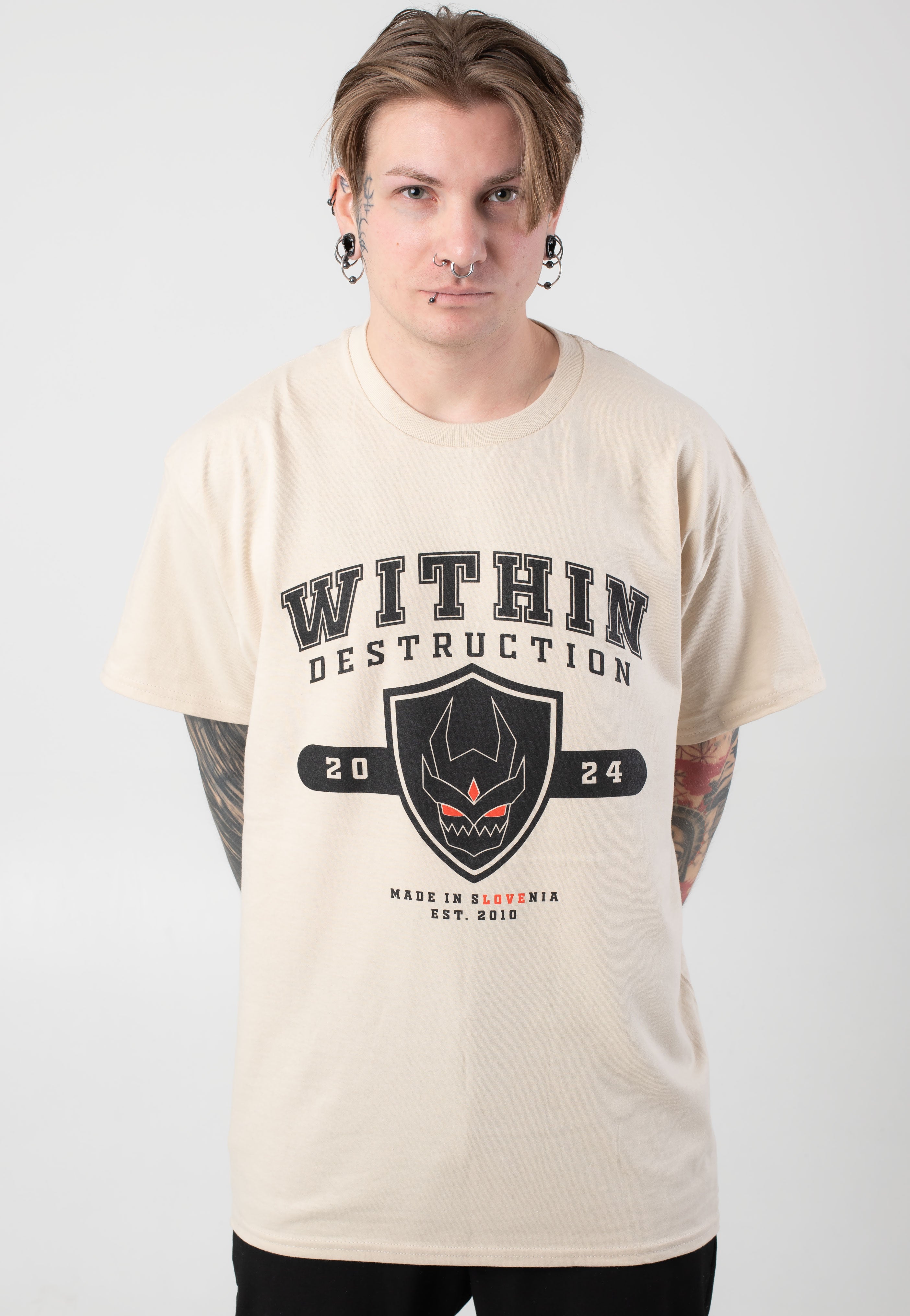 Within Destruction - College Sand - T-Shirt | Men-Image