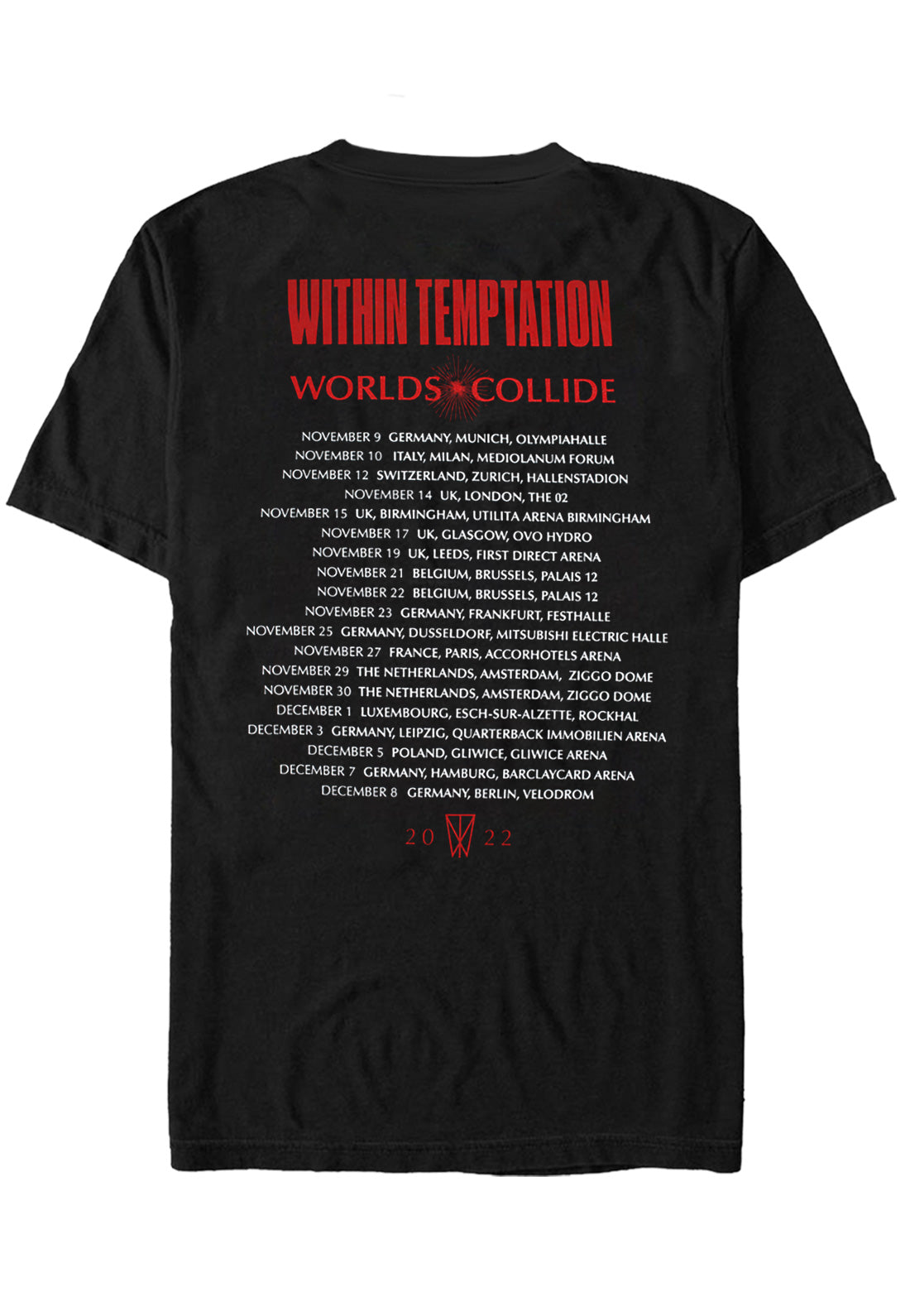 Within Temptation - Worlds Collide - T-Shirt | Neutral-Image