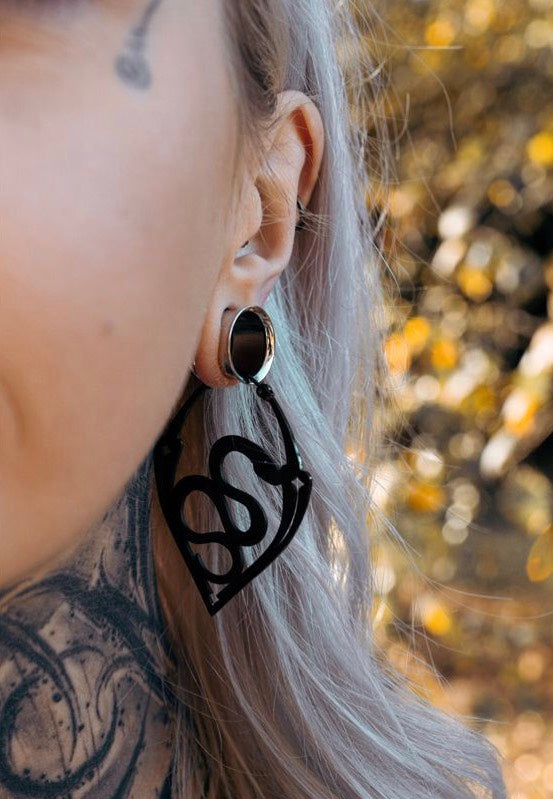 Wildcat - Snake Black - Earrings | Neutral-Image