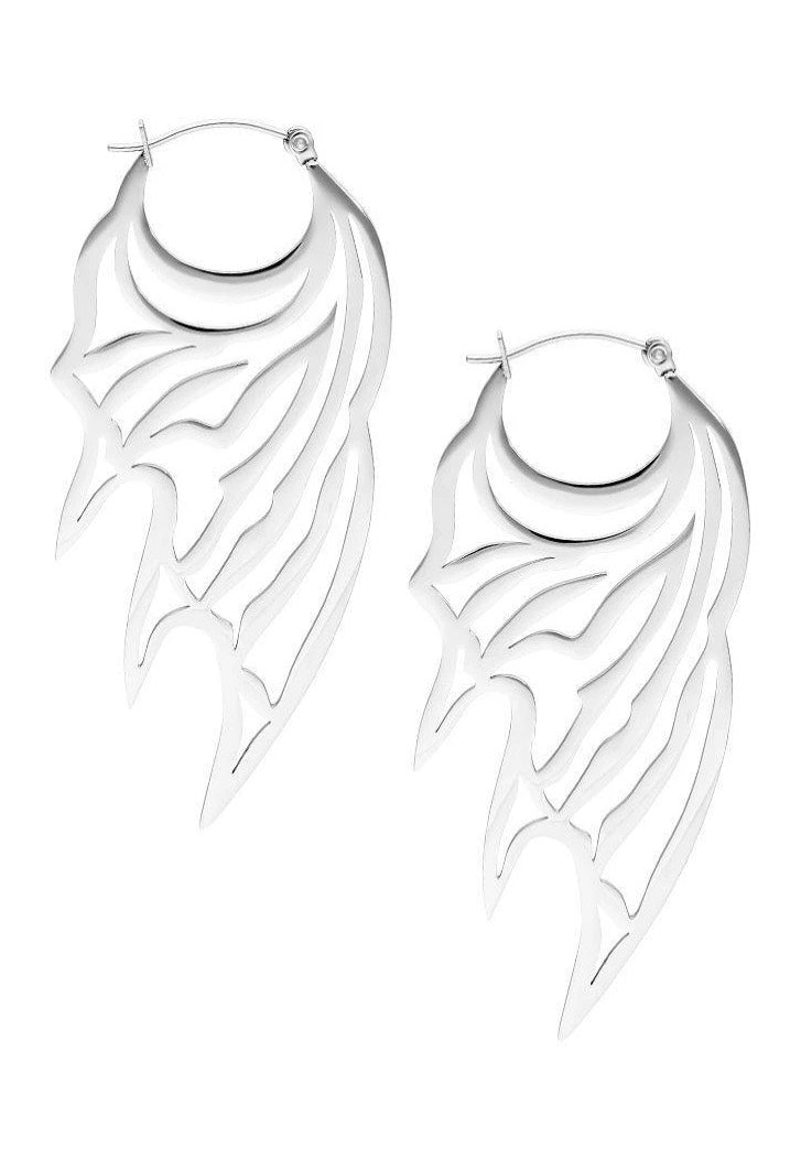 Wildcat - Devil Wing Silver - Earrings | Neutral-Image