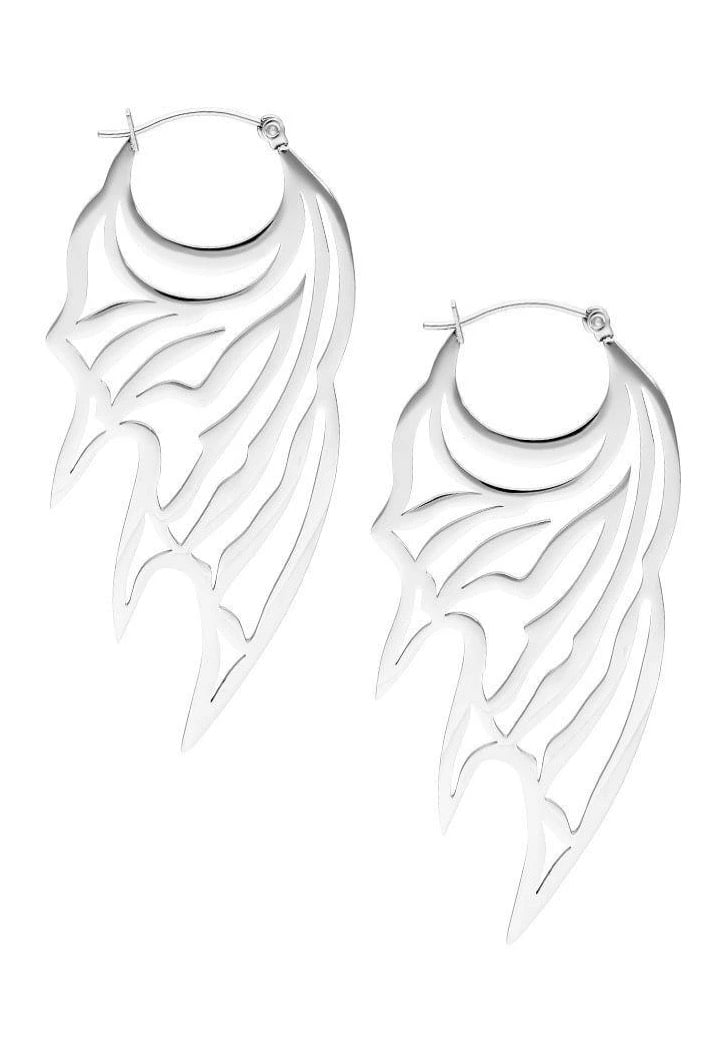 Wildcat - Devil Wing Silver - Earrings